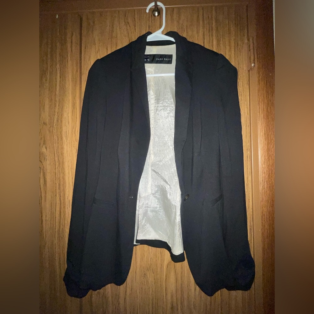 Zara Black Women's Blazer Jacket